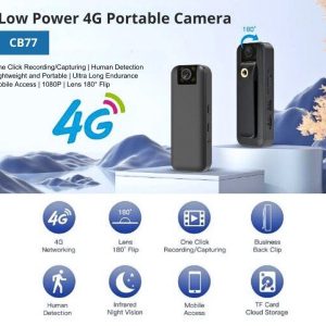4G Portable Body Camera CB77 – IR Night Vision - Image 2