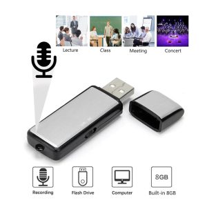 Voice Recorder with 8GB Pen-drive 128Kbps Ultra Clear Digital Voice Recording Device - Image 8