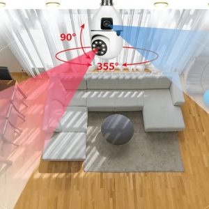 V380 CCTV Bulb Dual Lens IP Camera Security CCTV Camera - Image 7