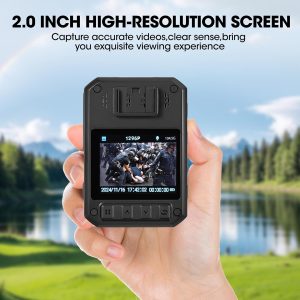 Body Camera with Video and Audio Recording, Night Vision, 2 Inch Display, Portable Waterproof Body Worn Camera, Premium Body Cam for Law Enforcement Recorder, Personal Use Polish body SDJ-T1 - Image 6