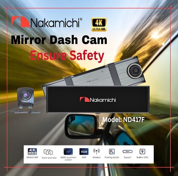 4K-mirror-dash-cam-with-main-front-camera-4K-and-Back-camera-1080P