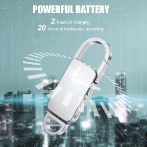 Mini Voice Recorder Keychain 8GB USB Digital Audio Recorder 15 Hour Record - Image 5