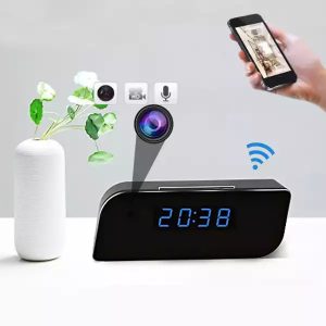 Clock Spy Camera 4k Recording Night Vision SD Card WiFi - Image 2