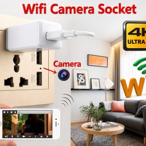Wall Socket WiFi IP Camera with USB Port - Image 2
