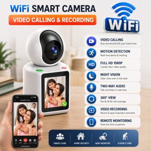 Video Calling Wifi IP Camera Full HD - Image 2