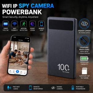 Power Bank Wifi IP Camera Night Vision 10000mAh - Image 2