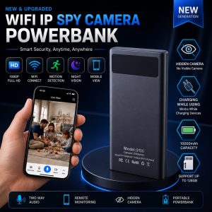 Power Bank Wifi IP Camera Night Vision 10000mAh - Image 3