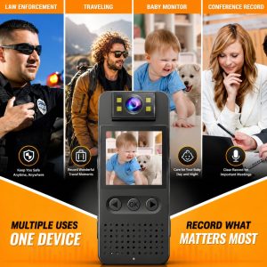 CS06 1080P WiFi Body Camera - Image 6