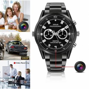 1080P HD Watch Camera Nanny Cam with Motion Detection, Portable Baby Monitor for Home, Built-in Storage 32GB - Image 2