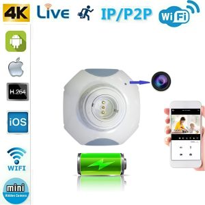 Bulb Holder IP Camera Live Security CCTV Camera with Battery Backup - Image 6