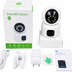 V380 Pro Dual Lens Wifi Ip Camera Night Vision Home Wifi IP Security Camera - Image 5