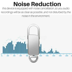 Mini Voice Recorder Keychain 8GB USB Digital Audio Recorder 15 Hour Record - Image 11