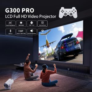 G300 pro 4k Mini Gaming Projector With 20000+ Games - Image 2