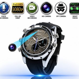 Watch Camera 32GB Night Vision FHD Voice with Video Recorder - Image 1