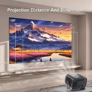 A10 Android Smart Projector with Dual Band 2.4G / 5G Wi-Fi HD Projectors - Image 5