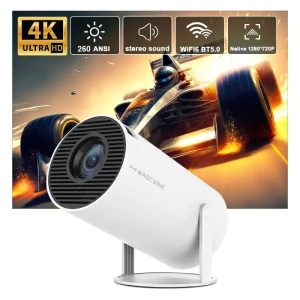 Android Projector HY300 Portable Design LED Technology 4K UHD Resolution - Image 2