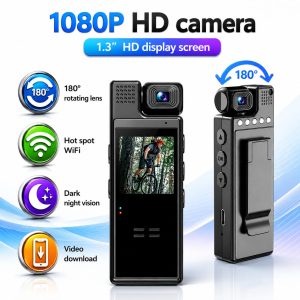 HD Body Camera with 1.3-Inch Full Color Screen - Image 1