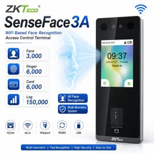 ZKTeco SenseFace 3A — WiFi Face Recognition & Multi-Biometric Access Control Terminal - Image 1
