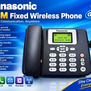 Single Sim GSM Fixed Wireless Phone SIM Land Line Home Telephone - Image 1