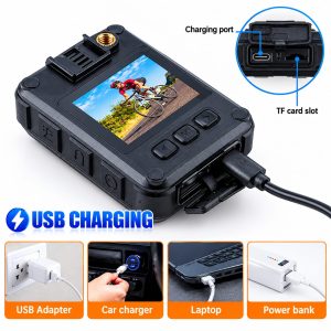 Police Body Camera Sports Camera Outdoor Ultra-clear Video Recording One-click Photo and Audio Recording Ultra-long Battery Life Outdoor Law Enforcement Recorder - Image 2